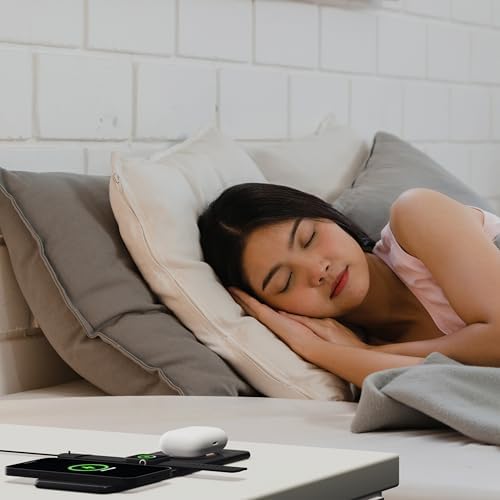 3-in-1 Magnetic Wireless Charging Station – 15 W Fast Charger for i Phone 15/14/13/12, Android, Apple Watch & Air Pods Pro – Sleek, Universal Compatibility & Non-Slip Design for Effortless Power-Up Experience