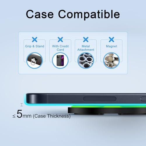 15 W Fast Wireless Charger Station for Samsung Galaxy & Google Pixel – High-Speed Qi-Compatible Charging Pad with Adapter – Sleek Design for Safe, Tangle-Free Power-Up of S25 Ultra, S24 FE, Pixel 9 Pro & More – Optimal Performance with Overheating Protection