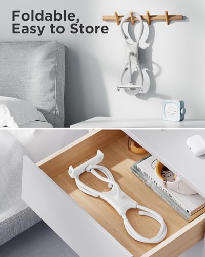 SAIJI Adjustable Tablet Stand Holder – Versatile and Portable Dock for 4.7″-17.3″ Devices, Perfect for Desk, Bed & Gaming – Enhanced Stability, Customizable Viewing Angles, Sleek Black Design for Ultimate Comfort and Productivity