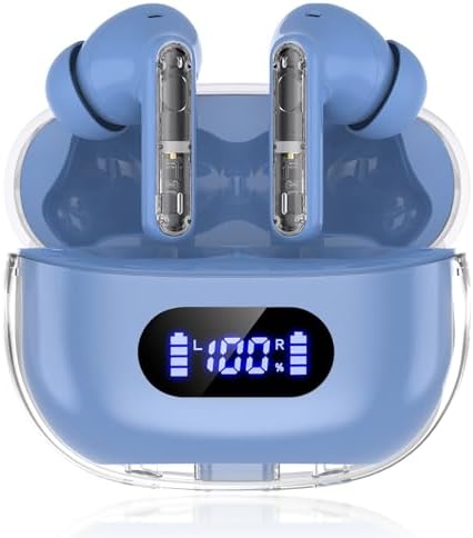 Elevate Your Audio Journey with Purple P1 PRO Wireless Earbuds – Cutting-Edge Bluetooth Technology, Exceptional Call Clarity, IPX7 Waterproof Design, and an Outstanding 30-Hour Battery Life – Perfectly Crafted for Active Lifestyles and Ultimate Comfort