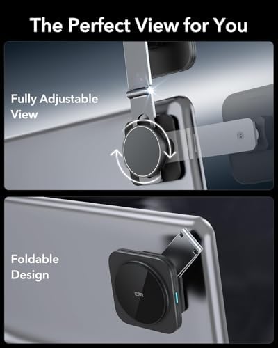 Revolutionize Your Drive with the ESR Qi2 15 W Mag Safe Car Mount Charger – Effortless Fast Wireless Charging for i Phone 12-16 & S25, Secure Magnetic Hold for Dashboard/Windshield, Stylish Black Design, Ultimate Convenience and Enhanced Compatibility