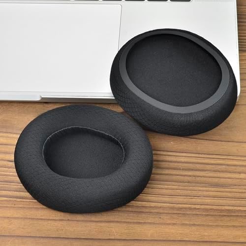 Upgrade Your Gaming Experience with Premium Arctis Nova Pro Wired Earpads – Extra Bass Noise-Cancelling Cushions for Steel Series Models 1, 3, 7 & Nova Pro Wired – Breathable Fabric for Ultimate Comfort and Sound Isolation – Easy Install Replacement Earpads – Not for Wireless Models