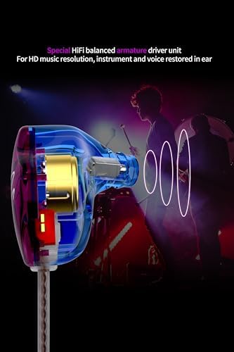 Experience Unmatched Audio Fidelity with Keephifi KZ ZVX In-Ear Monitor Earphones – 10 mm Dual Cavity Dynamic Driver, Premium Metal Shell, Detachable 2-Pin Silver-Plated Cable, and Integrated Mic for Audiophiles and Musicians – Superior Sound Quality and Comfortable Fit for All-Day Listening