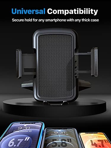 Bestrix Premium CD Slot Car Phone Holder – Universal Hands-Free Mount for i Phone 14/13/12/11 & Galaxy S22/S21/S20 – Secure Grip & Adjustable Viewing Angles for Safe Driving – Effortless Installation & Sleek Design for Modern Vehicles