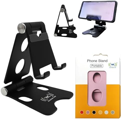 Versatile Adjustable Aluminum Cell Phone and Tablet Desk Mount Holder – Ergonomic Foldable Stand for Enhanced Productivity and Comfort – Compatible with All Mobile Devices for Optimal Viewing and Secure Stability