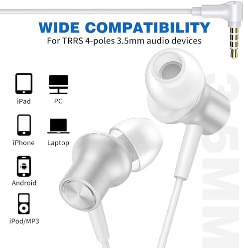 Discover Ultimate Audio Precision with ASKUBSKU Noise-Isolating Wired Earbuds – The Essential Hi-Fi Companion for Chromebook and Laptop Users. Tailored for both audiophiles and everyday listeners, these ultra-lightweight earbuds boast a universal 3.5 mm audio jack, ensuring flawless connectivity across all your devices. Experience an unparalleled auditory journey with cutting-edge noise isolation technology, making them the perfect choice for focused study sessions, professional calls, or exhilarating gaming marathons. Featuring an integrated microphone and convenient mute function, crystal-clear communication is guaranteed for students and remote workers alike. Designed with an ergonomic shape, these earbuds provide all-day comfort, preventing weariness during extended listening periods. The sleek grey finish not only enhances durability but also adds a modern flair to your tech ensemble. Elevate your sound experience with ASKUBSKU – your trusted partner for premium audio performance wherever you go.
