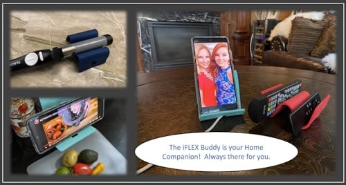 Ultimate Flexibility with the i FLEX Buddy – Premium Cell Phone and Tablet Stand for Travel, Work, and Home – Adjustable Holder Compatible with All Mobile Devices – Lightweight and Durable Design for Hands-Free Convenience – Enhance Your Viewing Experience Anywhere