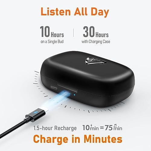 Elevate Your Workout with Open Comfy CF301 Wireless Headphones – Bluetooth Open-Ear Design for Unmatched Comfort and Ambient Awareness, Perfect for Running and Gym Sessions, Superior Sound Quality, Secure Fit for Active Lifestyles, Black – Seamless Compatibility and Lightweight Portability