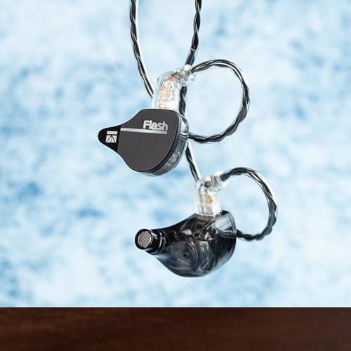 Transform Your Sound Journey with keephifi KBEAR Flash Hi-Fi Earphones – Premium Dual Driver Hybrid In-Ear Monitors in Stunning CNC Aluminum Alloy, Featuring Detachable 2 PIN-C Cable for Customization and Ergonomic Comfort for Extended Listening Sessions (Purple, Without Mic)