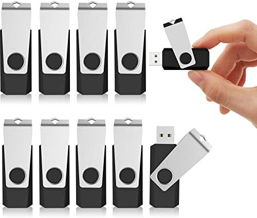 KEXIN 64 GB USB 3.0 Flash Drive 10-Pack – High-Speed, Reliable Data Storage for Photos, Videos & Files – Versatile Portable Memory Sticks Compatible with PCs, Laptops & Consoles – Perfect for Professionals & Students