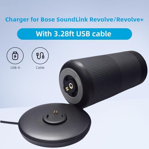 Ultimate USB Charging Dock for Bose Sound Link Speakers – Rapid Power-Up Cradle for Revolve, Revolve II, and Plus Models – Enhanced Durability & Travel-Friendly Design for Uninterrupted Music Experience