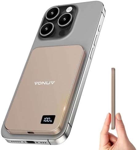 Ultra Slim Magnetic Portable Charger 5000 m Ah – 15 W Wireless Fast Charging Power Bank for i Phone 16/15/14/13/12 Series, Sleek Metal Design with USB-C Cable, Exceptional Safety Features, Compact and Lightweight Power Solution for On-the-Go Users Ultra Slim Magnetic Portable Charger 5000 m Ah – 15 W Wireless Fast Charging Power Bank for i Phone 16/15/14/13/12 Series, Sleek Metal Design with USB-C Cable, Exceptional Safety Features, Compact and Lightweight Power Solution for On-the-Go Users