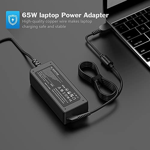 High-Speed 65 W Lenovo Laptop Charger for Think Pad & Yoga Models – Universal Power Supply with Enhanced Compatibility, Fast Charging, and Reliable Performance – Perfect for T450, T470, G50 Series & More – Includes AC Adapter & Power Cable
