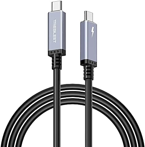 TREBLEET 40 Gbps USB4 Cable: Ultimate Thunderbolt 3 & 4 Compatibility, 6.6 ft Length, 100 W Fast Charging, 5 K@60 Hz Ultra HD Support – Unmatched Performance for Professionals and Tech Enthusiasts
