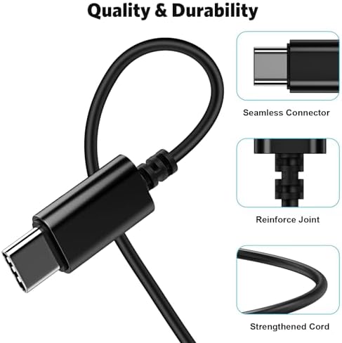 COOYA USB C Headphones – Premium Wired Earbuds with Enhanced Bass Stereo Sound & Noise-Canceling Technology for i Phone 16 Plus, Samsung S25 Ultra, Pixel 9, and More – Magnetic Design for Easy Storage, Ergonomic Comfort, and Crystal-Clear Calls – Perfect for Music, Gaming, and Professional Use