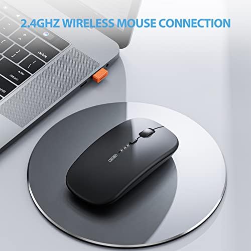 Elevate Your Productivity with the INPHIC M1 II Tri-Mode Wireless Mouse – Lightweight 80 g Bluetooth 5.0/4.0 & USB Connectivity, Ergonomic Design, Visible Battery Indicator & Type-C Charging for Windows, Mac, Tablets & Laptops – Sleek Black Finish for Ultimate Versatility