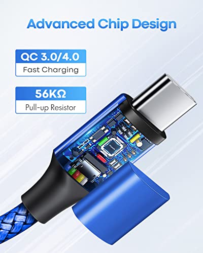 Ultra-Durable 16 ft USB C to USB C Cable – High-Speed PD Charging Cord with Braided Design, Ideal for Samsung Galaxy S21, Pixel, i Pad Pro 2020 & More – Unmatched Length for Ultimate Convenience and Performance