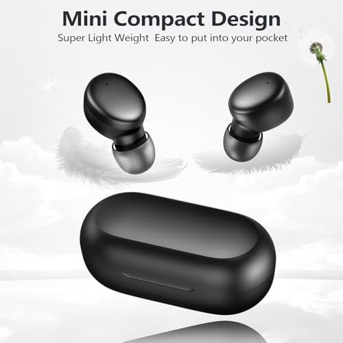Ultra-Lightweight MOZOTER S8 Mini Wireless Earbuds – Bluetooth 5.3 Headphones with 60 Hours Playtime, Deep Bass Performance, Sweat-Resistant Design in Trendy Purple, Optimal Comfort for Sports & Daily Use