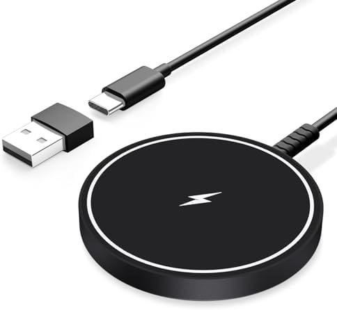 Bohuma Magnetic Wireless i Phone Charger – Fast Mag-Safe Charging Pad for i Phone 16, 15 Pro Max, 14 Pro Max, 13, 12 Pro Max & Air Pods Pro – Sleek Design for Home and Office – Effortless Alignment & Enhanced Power Efficiency