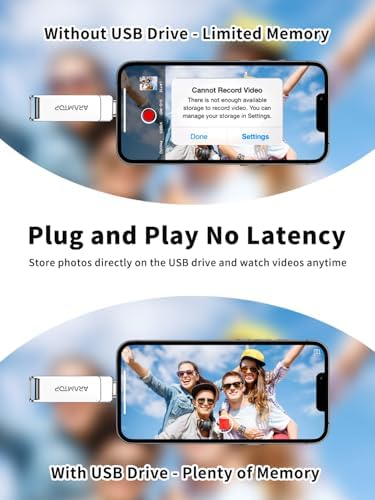 64 GB Multi-Port Photo Stick for i Phone & Android – High-Speed USB C Flash Drive for Effortless Data Transfer Across Devices – Expand Your Storage & Capture Memories Instantly – Plug-and-Play Convenience for i Pad, PC, and More – Ideal for Traveling Photographers