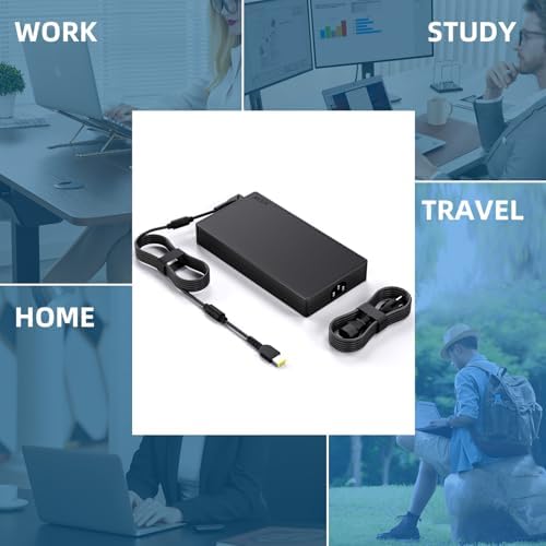 High-Efficiency 300 W AC Power Adapter for Lenovo Legion & Think Pad – Reliable 20 V 15 A Charger for Legion 7/7 i, Y720/Y740, R9000/R7000 Models – Includes 11 x5 mm Connector & Durable Power Cord – 30-Day Satisfaction Guarantee and 24/7 Customer Support