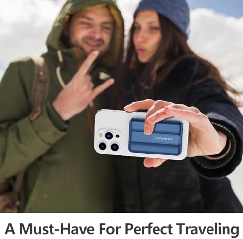 Azmuth Slim Magnetic Power Bank – 10,000 m Ah Wireless Charger with 22.5 W Fast Charging & Digital Display, Perfect for Mag Safe i Phone 16/15/14/13/12 Series – Lightweight, Portable Battery Pack for Seamless Charging on the Go