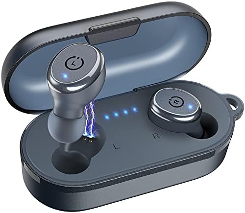 TOZO T10 True Wireless Bluetooth 5.3 Earbuds – 45 Hours of Playtime, IPX8 Waterproof Stereo Headphones with Built-in Mic – Customizable Sound with 32 EQ Settings via App for Enhanced Audio Experience and Seamless Connectivity