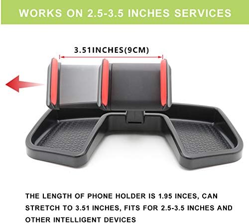Camoo Premium 360-Degree Adjustable Phone & GPS Holder for Jeep Renegade (2015-2025) – Sleek Organizer Stand with Enhanced Compatibility and Stability for Hands-Free Navigation and Convenience