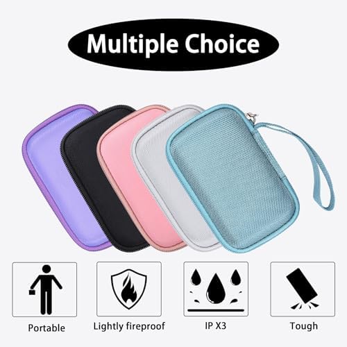Khanka Durable Hard Case for Anker 3-in-1 USB C Power Bank, 10,000 m Ah Charger Block – Stylish Purple Protection for Portable Charging On-the-Go, Lightweight and Shockproof Accessory for Maximum Durability and Enhanced Safety