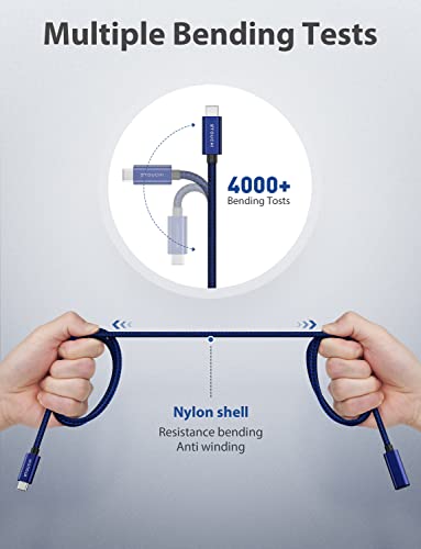 Stouchi 6.6 FT USB-C Extension Cable – Type C 3.1 Male to Female, Ultra-Fast Charging & Data Transfer for PSVR2, Galaxy S23, i Pad Mini/Pro, Mac Book Air M1/M2, and Mag Safe – Enhanced Connectivity & Durability for Gaming and Streaming