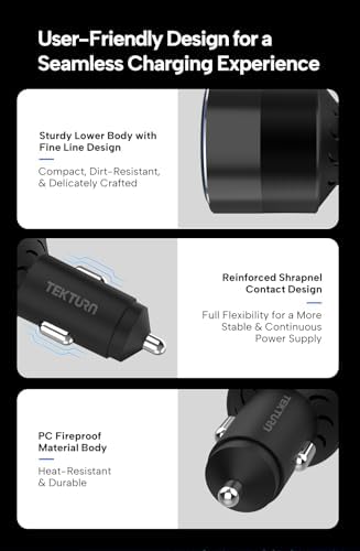 160 W Multiport Car Charger with 100 W E-Mark Cable – Super Fast Charging for i Phone 16/15/14/13, Samsung S25/S24/S23, i Pad, Mac Book & More – Ultimate Compatibility and Efficiency for On-the-Go Power Needs