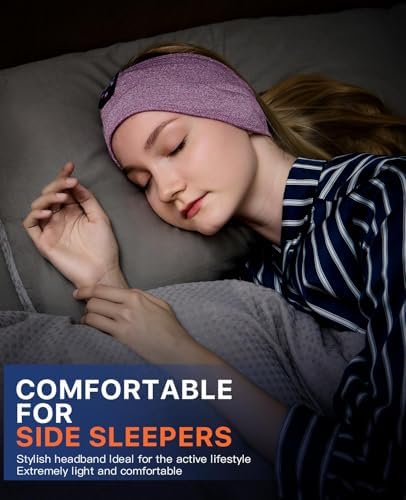 Navly Ultra-Comfort Bluetooth Sleep Headband – Innovative Wireless Headphones with Ultra-Thin Speakers for Effortless Relaxation, Yoga, and Fitness – Ideal Gift for Men & Women Seeking Versatile Comfort and Quality Sound Experience