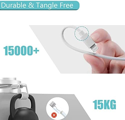 Quigg Cube MFi Certified i Phone Charger Set – 2-Pack 6 FT Lightning Fast Charging Cables with Compact USB Wall Adapters for i Phone 13/12/11/10/X/8 Plus/XR/XS Max/SE/i Pad – Ultimate Charging Convenience and Speed for Home & Travel