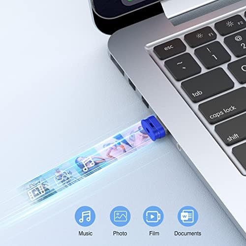 Maximize Your Data Capacity with K&ZZ Ultra Slim 64 GB USB Flash Drive 2 Pack – High-Speed USB 2.0 Memory Stick with Convenient Lanyard for On-the-Go Storage Solutions, Perfect for Students and Professionals