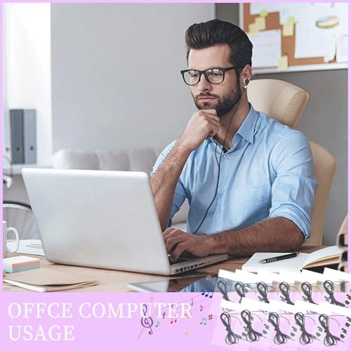 Bulk Disposable Black Earbud Headphones – 50 Pack Wired In-Ear Earbuds for Classroom Use – Hygienic, Lightweight, Durable 3.5 mm Earphones – Perfect for Student Learning, Libraries & Educational Settings – Superior Sound Quality for Enhanced Engagement and Focus