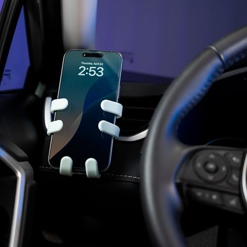 Marvel Spiderman Hug Buddy Adjustable Air Vent Smartphone Holder – Universal Car Mount for i Phone, Samsung Galaxy, LG & More – Secure & Stylish Phone Accessory for Safe Driving & Easy Navigation