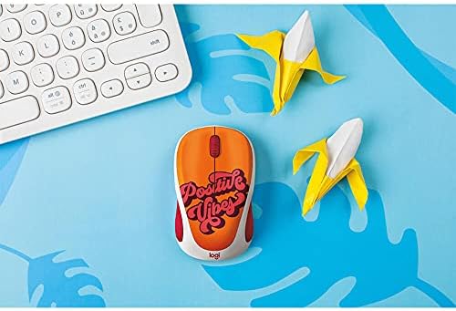 Transform Your Workspace with the Logitech Design Collection Golden Garden Limited Edition Wireless Compact Mouse – A Unique Blend of Artistry and Ergonomics for Effortless Navigation and Style!