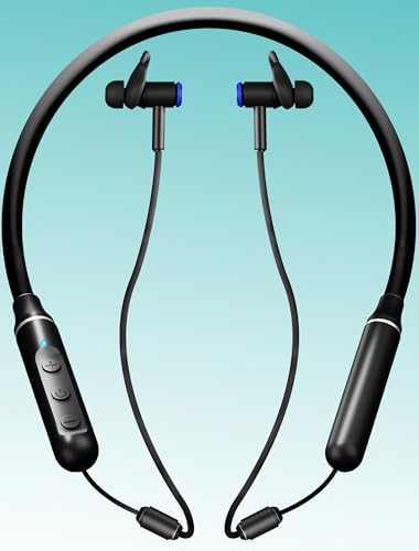 Health-Conscious EMF-Free Air Tube Headphones – Premium Sound Quality with 12-Hour Battery Life, Ergonomic Design for Comfort, Integrated Volume Control, and Built-in Microphone – Perfect for Work, Exercise, Sleep, and Virtual Meetings – Ideal Choice for Audiophiles Prioritizing Safety and Performance