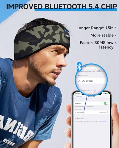 Bluetooth Sleep Headphones with Integrated Sleep Mask – Ultimate Wireless Earbuds for Peaceful Nights and Active Days | Perfect for Travel, Meditation, and Workouts – Superior Comfort and Sound Quality for Insomnia Relief and Focused Relaxation