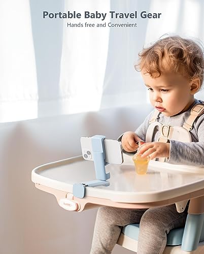 Mii KARE Universal Airplane Phone Holder – Innovative 360-Degree Rotating Smartphone Mount for Ultimate In-Flight Entertainment, Lightweight and Durable Travel Companion for Effortless Viewing on Tray Tables, Perfect for Long Flights and Quick Getaways