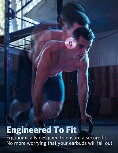 Premium Bluetooth 5.2 True Wireless Earbuds – Cutting-Edge Noise Cancelling and 100 ms Low Latency for Ultimate Sound Precision – 25 Hours Playtime and IPX7 Waterproof Design Ideal for Sports Enthusiasts – Deep Bass Bluetooth Headphones for Immersive Audio Experience