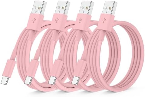 Car Carplay Cable for iPhone 15/16 Car Charger Cable,4Pack USB A to USB C for Carplay USB C Cord,iPhone 16/15/Plus/Pro Max,iPad Pro 12.9/11,Air 5th/4th Gen,Mini 6th Gen/Car Charging Cable 3FT – Enhanced Compatibility and Speed