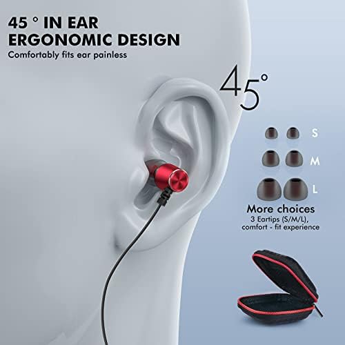 USB C Wired Earbuds with Noise Cancellation – Magnetic Type C Headphones for i Phone 16 Pro Max, Samsung Galaxy S25, Google Pixel 9 – High-Fidelity Sound & Integrated Microphone for Effortless Calls – Ultimate Compatibility & Comfort for Daily Use