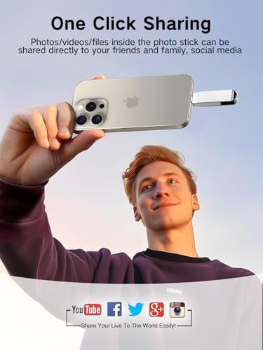 512 GB USB Flash Drive for i Phone & i Pad – Effortless Photo and Video Backup, Multi-Compatible Storage Solution for Android and PC, Plug & Play Convenience, High-Speed Data Transfer, Stylish Dark Gray Design – Your Ultimate Memory Management Accessory