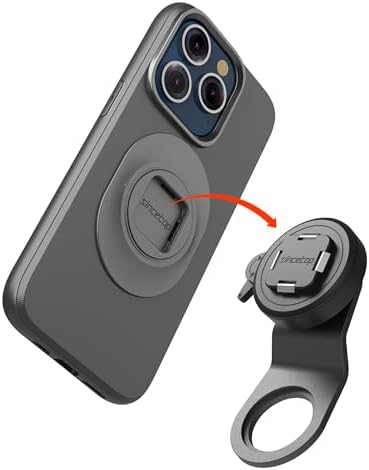 sincetop Quad Series Phone Holder for Bikes & Motorcycles – Premium Aluminum Handlebar Mount with Quick Lock Mechanism – Universal Fit for Mountain, Road, E-Bikes & Scooters – Securely Accommodates All Phone Sizes for Seamless Navigation and Hands-Free Experience