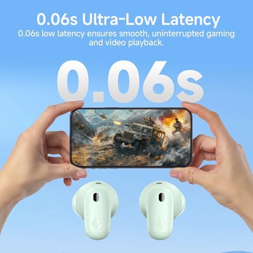 Edifier X1 Lite True Wireless Earbuds – Superior Bluetooth 5.4 Connectivity, 26-Hour Playtime, AI Microphone for Clear Calls, IP54 Sweat & Dust Resistant, Ultra-Low Latency for Gaming & Streaming, Fast Charging in Stylish Green – Ultimate Audio Experience for Active Lifestyles