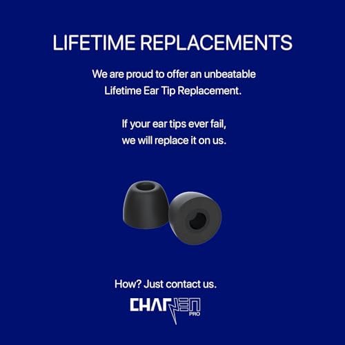 Ultimate Comfort Memory Foam Ear Tips with Patented Silicone Shield for Sony WF-1000 XM5, WF-1000 XM4, Powerbeats Pro 2, and More – Custom Fit Replacement Solution for Enhanced Sound Isolation and Listening Experience (SML)