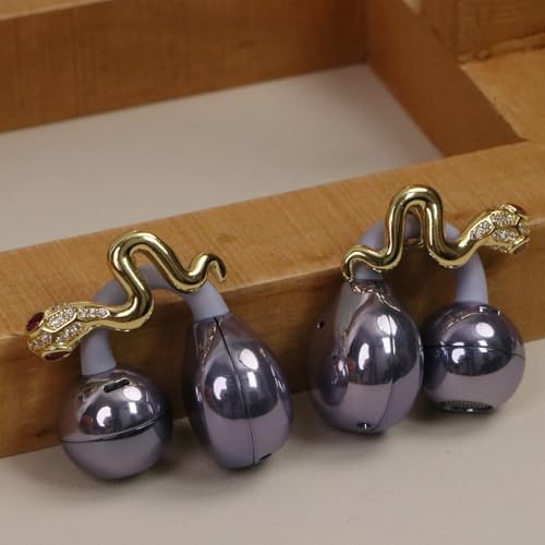 Transform Your Slim Earphones with Elegant Rhinestone Clip-On Ear Pads – Luxurious Zirconia Decor for a Stylish Audio Upgrade, Detachable Golden Snake Design, Perfect Comfort and Enhanced Compatibility for Fashion-Forward Listeners