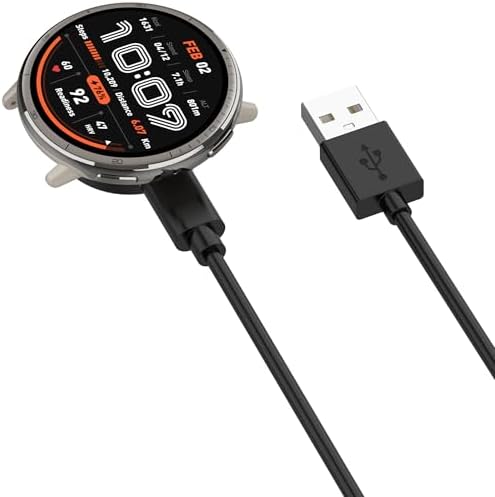 Amazfit Active 2 Smartwatch Dual Pack Charger Dock – Fast Charging Solution with Compact Design and Unmatched Durability for Effortless Power Management (Model A2437)