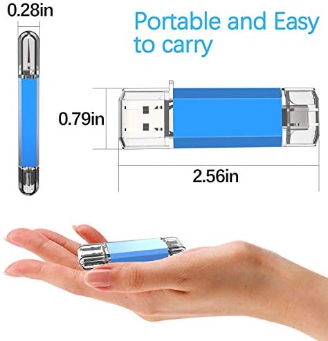 TOPESEL 128 GB Waterproof USB C Flash Drive – Dual USB 3.0 A & Type C Thumb Drive for Seamless Data Transfer on Computer, Mac, Smartphone & Tablet – Compact, Durable OTG Storage Solution for Professionals and Students